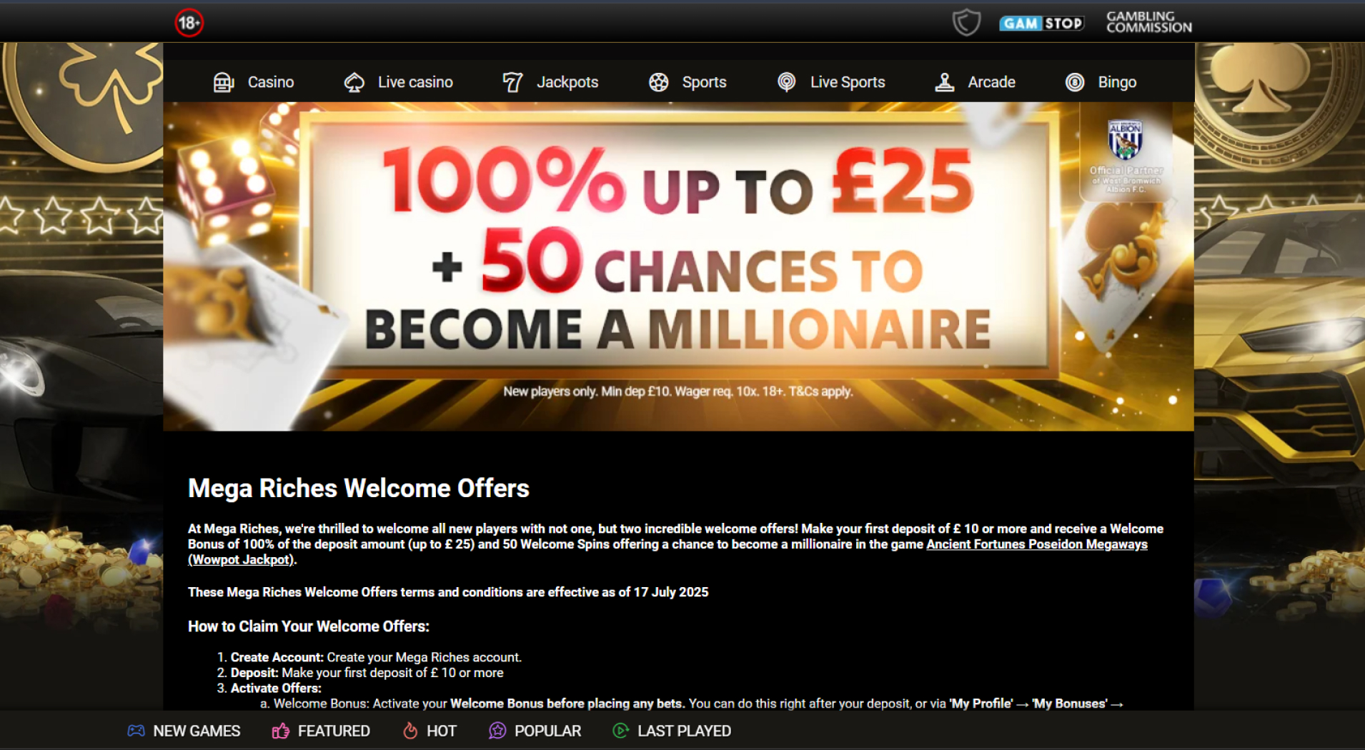 Mega Riches Casino