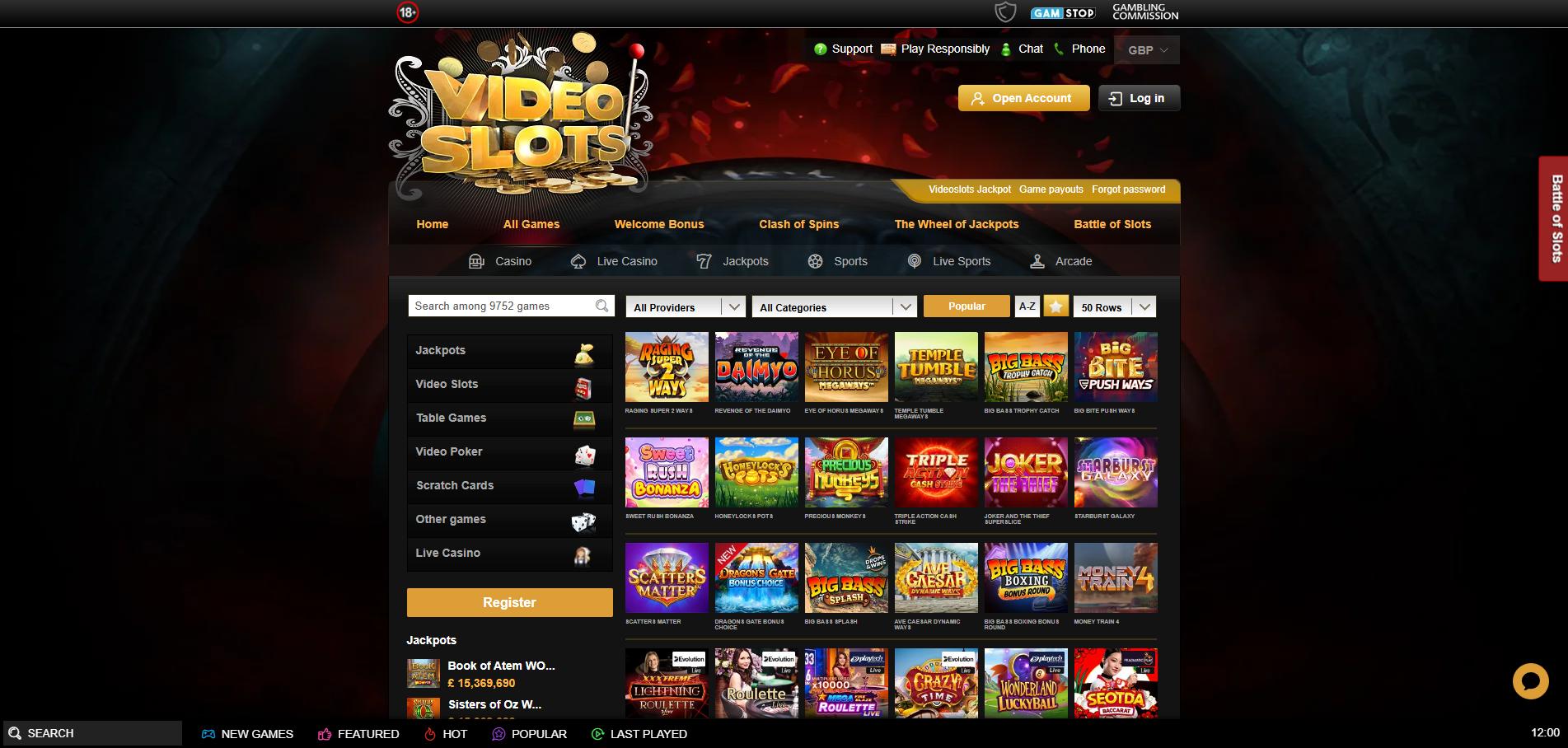 Videoslots Casino