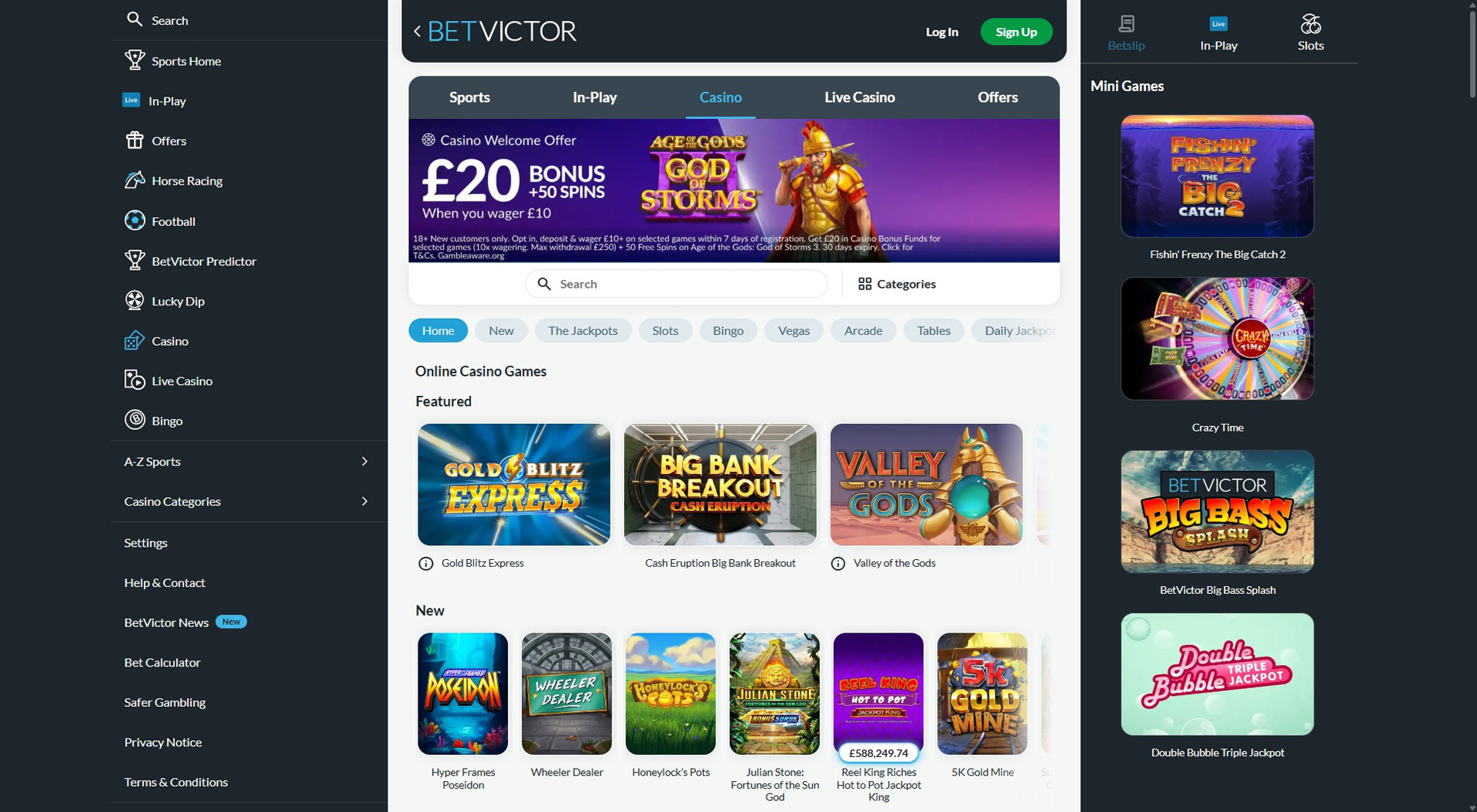 9. BetVictor Casino - Easy Neteller Casino Setup
